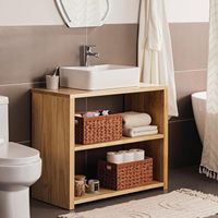 Panier de rangement pliable en rotin écologique, organisateur en rotin plastique tressé fait main, pour étagères, salle de bain et cuisine