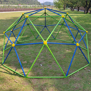Zoshine Struttura per Arrampicata a Cupola Geometrica 10FT, Centro Giochi per Bambini e Neonati, Attrezzatura per Palestra nella Giungla, Uso Interno/Esterno - Product Image 1
