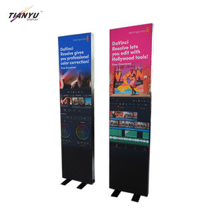 Support publicitaire pliable <span class=keywords><strong>pour</strong></span> bannière, avec fabrication de tension, support vertical, règle à crayon, règle à peigne, tissu, boîte lumineuse rotative, moteur - Product Image 6