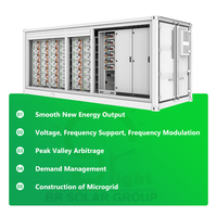 BR SOLAR 100kw LiFePO4 Baterai Penyimpanan Energi Industri 1000V Smart BMS Kontainer Penyimpanan Energi untuk Microgrid