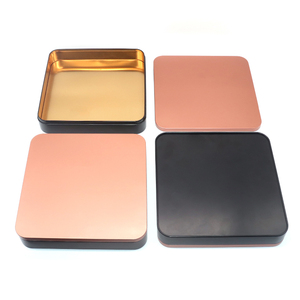 ขนมไหว้พระจันทร์ลูกอมช็อคโกแลตของขวัญกล่องดีบุก/กรณีออกแบบกล่องบรรจุภัณฑ์ดีบุกพิมพ์ลายหรูหราแบบกำหนดเอง - Product Image 1