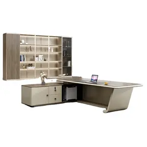 High quality office furniture computer working table executive boss desk wood office desks office table work station