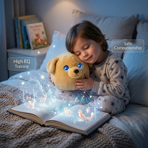 Peluche interactive vocale Golden Retriever Cuteyeah avec IA, plus de 60 langues, compagnon d'apprentissage précoce ChatGPT, Nouveauté 2026 - Product Image 2