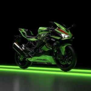 <span class=keywords><strong>Moto</strong></span> Kawasaki ZX-6R <span class=keywords><strong>Euro</strong></span> 5 prête pour la piste, suspension Showa SFF-BP, freins à disque doubles de 310 mm, éclairage LED - Product Image 2
