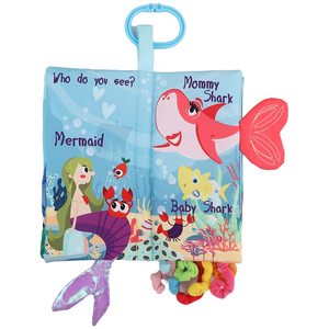 Libros <span class=keywords><strong>de</strong></span> tela para bebés <span class=keywords><strong>de</strong></span> 0 a 6 meses, libros <span class=keywords><strong>de</strong></span> tela arrugados al tacto y al tacto para juguetes sensoriales infantiles, regalos <span class=keywords><strong>de</strong></span> Navidad para bebés - Product Image 4