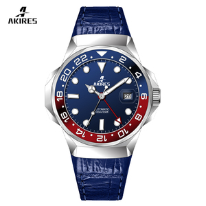 Nuovo Orologio GMT in Acciaio Inossidabile con Lancette Luminose, Cassa Personalizzata da <span class=keywords><strong>46mm</strong></span>, Movimento Nh35, Orologio Meccanico Automatico da Sub - Product Image 1