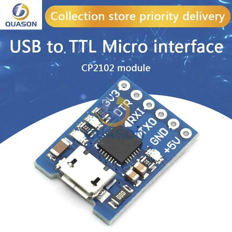CJMCU CP2102 mikro USB UART TTL modülü 6Pin seri dönüştürücü UART STC arduino için FT232 yeni değiştirin