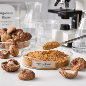 Poudre d'Agaricus Blazei Naturelle, Ratio 10:1, Prix de Gros, Poudre de Champignon Agaricus Pure, Soutien Immunitaire - Product Image 2