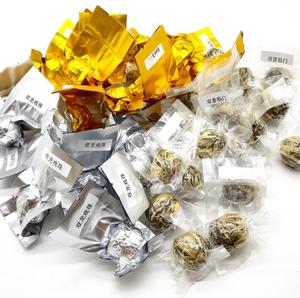 Hecho a mano Blooming té chino verde/té blanco a base de artesanía Blooming Flower Tea Balls - Product Image 3