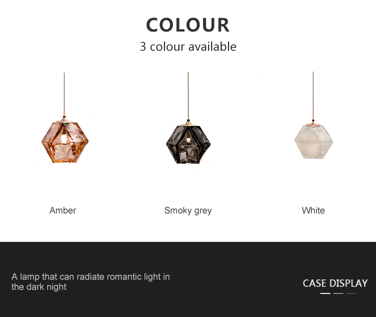 New Design Indoor Study Room Dining Room Decoration G9 Glass Pendant Light