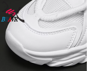 Zapatos Deportivos Casuales de Verano para Hombre 2025, Nuevos Zapatos de Trabajo Negros Transpirables con Diseño de Malla, Suela Gruesa de PU, Aumentan la Altura, Zapatos de Seguridad Laboral - Product Image 4