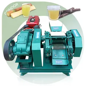 Motor Diesel Suco Cana Pressionando Triturador Extrator Juicer Sugar Cane Mill Crusher Machine para Venda