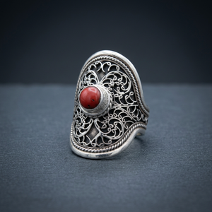 Sterling <b>Silver</b> Gemstone <b>Rings</b> with Bezel Setting Unisex Gift - Product Image 2
