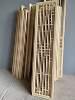 Paravent décoratif en bois moderne et écologique personnalisable YIWEI pour hôtels