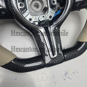 พวงมาลัยคาร์บอนไฟเบอร์หุ้มหนัง ดีไซน์เฉพาะ สำหรับรถยนต์ BMW F10 F30 F90 F01 F02 F12 F13 F90 ซีรีส์ 3 4 5 - Product Image 3