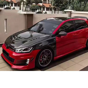 Capot de Style V En Fiber de Carbone สำหรับ VW Golf 7 MK7 et Volkswagen GTI 2014-2020 - Product Image 5