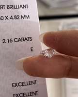 Diamante Sintético Cultivado en Laboratorio, Corte Corazón, VVS1, Color Excelente D, Certificado IGI, Marca Hemu, Venta al Por Mayor de Fábrica en Henan