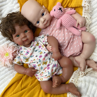 Poupée Bébé Reborn en Silicone Betties de 20 Pouces avec Cheveux Implantés à la Main, Jouet Bébé Ultra Réaliste, Sucette Disponible