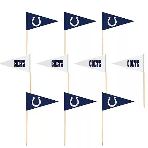 Nfl indianapolis Colts đội tăm cờ và cờ Picks nhỏ mini Stick cho Đảng trang trí