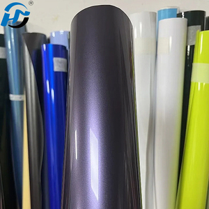 PET TPU Cast lucido metallizzato rosmarino viola vinile avvolgente per auto 1.52x1 8M/5x60ft un completo rotolo adesivo per auto Foshan fabbrica all'ingrosso - Product Image 6