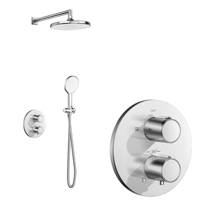 Van Chuyển Hướng Tĩnh Nhiệt Điều Khiển Bằng Nút Và Xoay Hệ Thống Vòi Sen Mưa Mới Nhất - Product Image 1