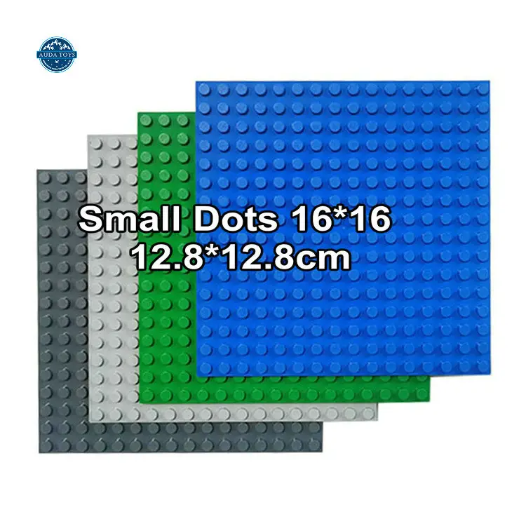 16*16 Small Dot Base Building Block Bottom Plate 12.8*12.8Cm Toys For Legoingly