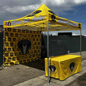 Özel baskı fabrika kaynağı gölgelik gazebo açık olay promosyon iş fuar reklam çadırı ile arka duvar - Product Image 6