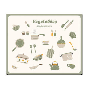 แผ่นรองกันลื่นสำหรับห้องครัวลายซวนหยวน รูปทรงสี่เหลี่ยมผืนผ้า ดูดซับน้ำได้ดี ผลิตจากโพลีเอสเตอร์และดินไดอะตอม ลวดลายแปลกใหม่ - Product Image 5