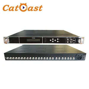 CATV Kỹ Thuật Số Modulator 8 12 16 20 24 FTA DVB-S2 DVB-C DVB-T ATSC ISDBT Tuner Để RF Transmodulator DVB T2 Modulator