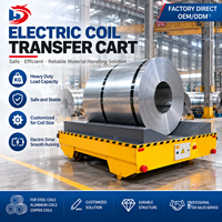 Chariot de transfert électrique sans rail homologué CE, 10 tonnes, 20 tonnes, à batterie, pour atelier, manutention de matériaux lourds