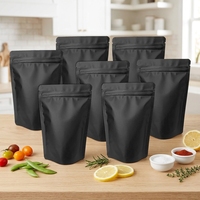 Sacs en aluminium colorés avec fermeture éclair, résistants à l'humidité, de qualité alimentaire, plusieurs tailles disponibles, impression numérique personnalisée pour café