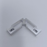 Support d'angle en aluminium durable Tengshuo, nouveau type moderne, en aluminium primaire 6063-T5, facile à visser pour fenêtres et portes
