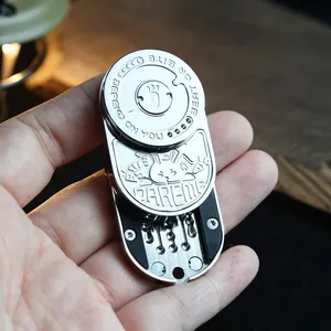 MIX Angry Rabbit Fidget Push, Deslizador Mecánico, Juguete Antiestrés de Metal para Adultos, EDC, para el TDAH, Alivio de la Ansiedad y el Estrés, Juguete de Escritorio - Product Image 2
