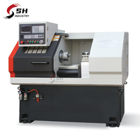 Tour CNC robuste ShengHuan CK6130 à bas prix, centre de tournage avec système de commande GSK, précision de 0,005 mm, portée de 300 mm, 12 fonctions