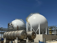 Dongyue 600 à 10000m3 lpg Réservoir sphérique Propane Butane Terminal de stockage de gaz Prix d'usine