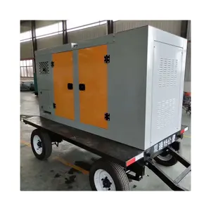 Cheap price 100kw silent diesel rust proof generator set pen ta deut z engine marine genset mobile dynamo