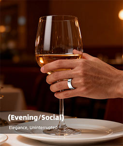 Anneau intelligent SHR K3 pour la récupération physique, suivi d'activité, <span class=keywords><strong>calcul</strong></span> des <span class=keywords><strong>calories</strong></span> brûlées, compteur de pas, analyse de la qualité du sommeil, contrôle par application IA - Product Image 4