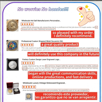 Pièce de monnaie commémorative en métal moulé sur mesure, thème océan, médaille souvenir ronde, pièce de défi en relief 3D, cadeau pour la vente en gros OEM
