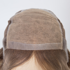 <span class=keywords><strong>Alessandra</strong></span> Blonde Perruques cheveux humains vierges brésiliens Long Monofilament Top Lace Front Transparent Lace pour les patients souffrant d'alopécie - Product Image 3