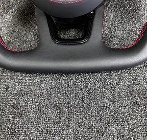 Volant sport de luxe en cuir et fibre de carbone compatible Audi Golf Land Cruiser pour A3 A4 A5 RS3 <span class=keywords><strong>S3</strong></span> Q5 TT R8 - Product Image 5