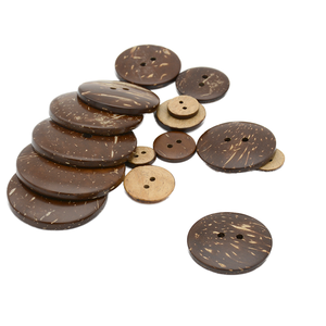1000 Pezzi all'Ingrosso Bottoni Ecologici a 2 Fori in Legno di Cocco Naturale Bottoni Grandi per Abbigliamento Camicie Borse - Product Image 3
