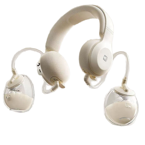 Petit tire-lait électrique portable sans BPA Little White Bear, bilatéral, mains libres, avec sac de collecte de lait <span class=keywords><strong>ouvert</strong></span> au niveau du cou, petit - Product Image 1