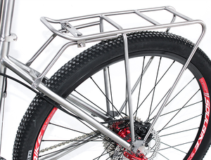 <span class=keywords><strong>Porte</strong></span>-bagages arrière en titane argenté NH NH-081, nouveau design 2020, pour vélos 26'', 27'', 29er, 700c - Product Image 3