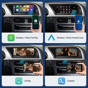 Écran tactile multimédia OEM 8,9'' pour tableau de bord Audi A5 2008-2016, Airplay, <span class=keywords><strong>Miracast</strong></span>, CarPlay sans fil, Android Auto, système d'exploitation Linux - Product Image 4