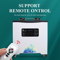 SZJIJE 400W Extracteur d'odeurs de fumée de moxibustion à forte aspiration avec filtre à air au plasma