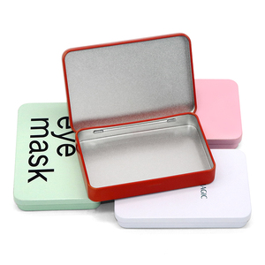 YEM Small Custom logo Child Proof Metal Tin Can Rectangular Metal Hinge <strong>Tea</strong> Tin Packaging Candy Tin <strong>Box</strong> with Lid - Product Image 1