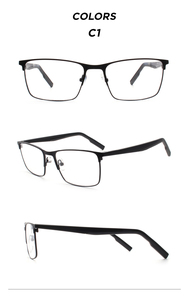 Gafas Ópticas Rectangulares Modernas <span class=keywords><strong>de</strong></span> TR90 y Goma, Personalizadas con CR39, <span class=keywords><strong>de</strong></span> Diseñador, Retro, Unisex, para Hombre - Product Image 3