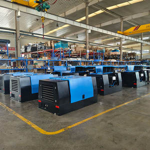 <span class=keywords><strong>Compressor</strong></span> de Ar Industrial Portátil com Motor Diesel de 185 Cfm para Perfuração de Poços - Product Image 6