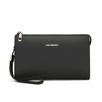 Dompet Clutch Pria Baru Tas Tangan Gaya Bisnis Tali Pergelangan Tangan Kapasitas Besar Minimalis PU Ultra-ringan Tahan Aus Koin Ponsel