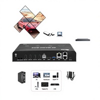 Bitvisus Magic Box 4K60 Videowall-Controller für 1x4 1x3/1x4 Splicing in jedem Winkel und jeder Form, Metall, für Einkaufszentren & U-Bahnen